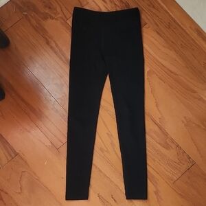 Athleta Girl Chit Chat Black Leggings, Girls 8-10
